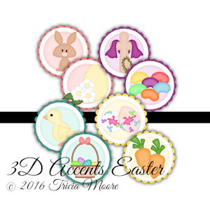 3D Accents Easter