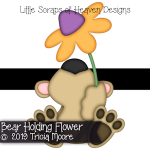 Bear Holding Flower