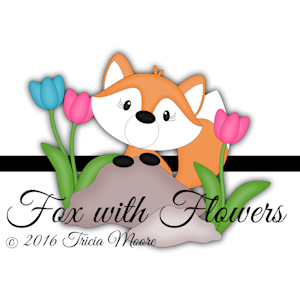 Fox with Flowers