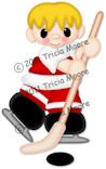 Hockey Player Boy Pattern