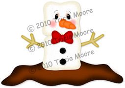 Marshmallow Snowman Paper Piecing Pattern