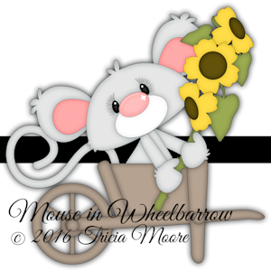 Mouse in Wheelbarrow