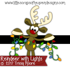 Reindeer with Lights