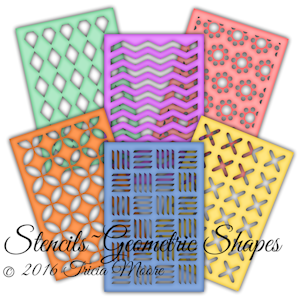 Stencils Geometric Shapes