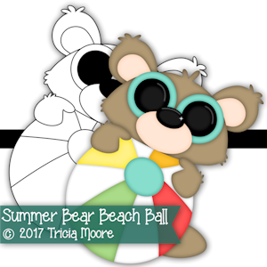Summer Bear Beach Ball