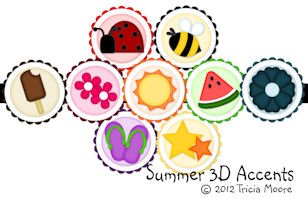 Summer 3D Accents