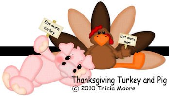 Thanksgiving Turkey and Pig Pattern Collection